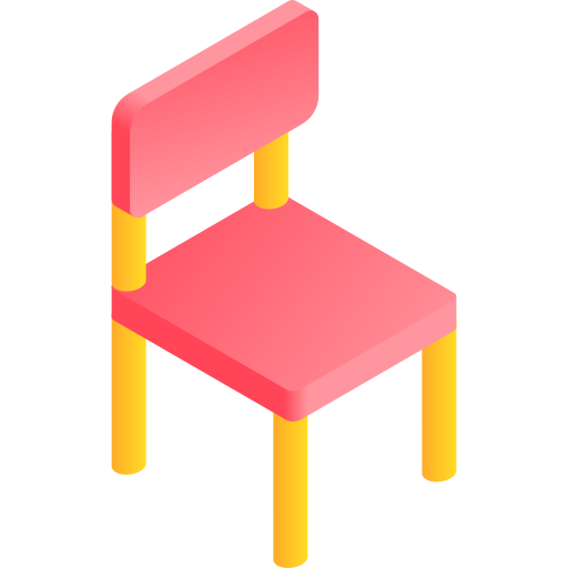 stoel Gradient Isometric Gradient icoon