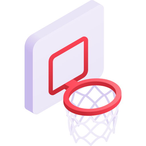basketbal Gradient Isometric Gradient icoon