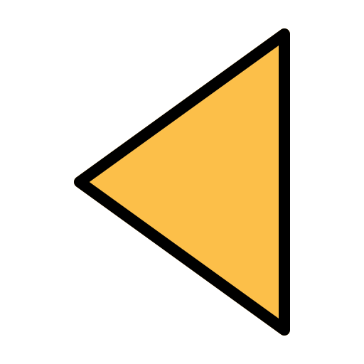 freccia sinistra Generic Outline Color icona