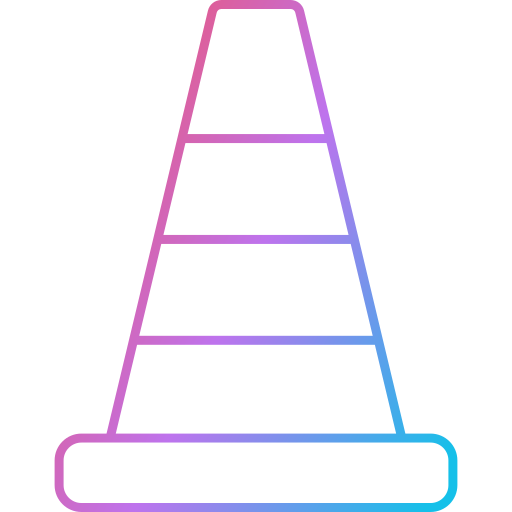 stożek Generic Gradient ikona