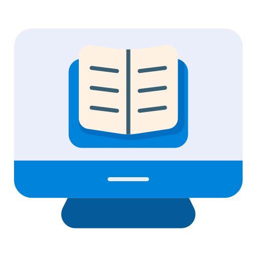 biblioteca en línea Generic Flat icono