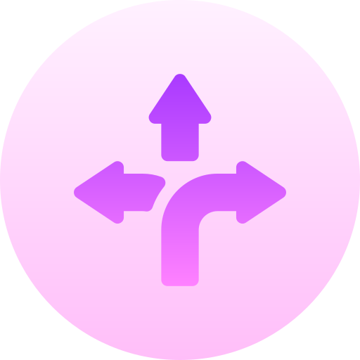 flexibilität Basic Gradient Circular icon