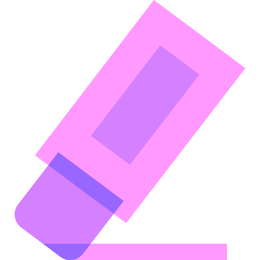 Eraser Basic Sheer Flat icon