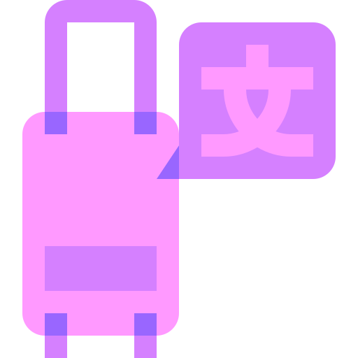 bolsa de viaje Basic Sheer Flat icono