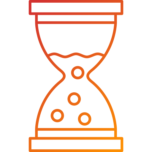 reloj de arena Generic Gradient icono