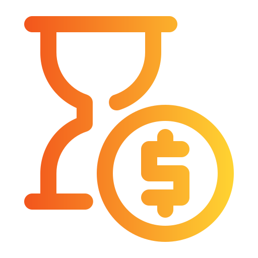 Hourglass Generic Gradient icon