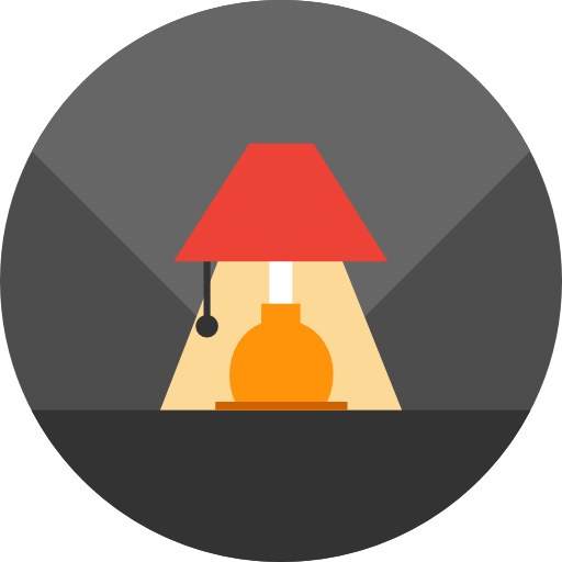 Lamp Roundicons Premium Circle flat icon