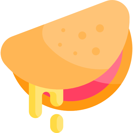 quesadilla Special Flat icono