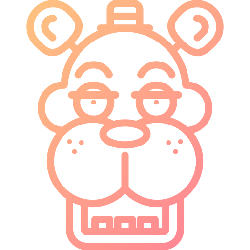 máscara de oso Generic Gradient icono