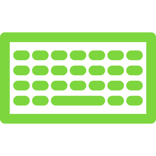 Keyboard Generic Simple Colors icon