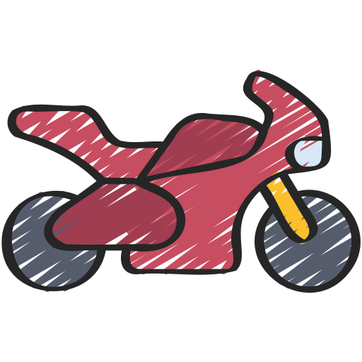 motocicleta Juicy Fish Sketchy Ícone