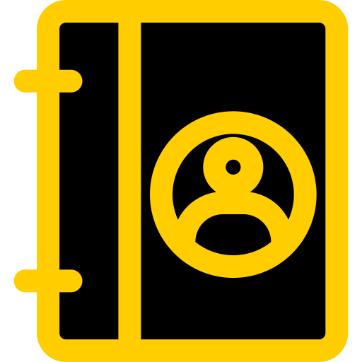 Phone book Generic Outline Color icon