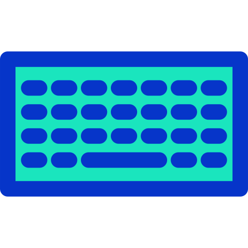 건반 Generic Outline Color icon