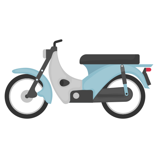 ciclomotor Generic Flat icono