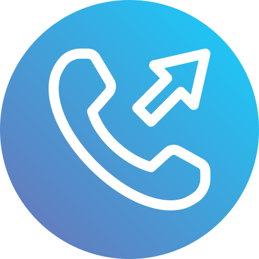 Outcoming call Generic Gradient icon