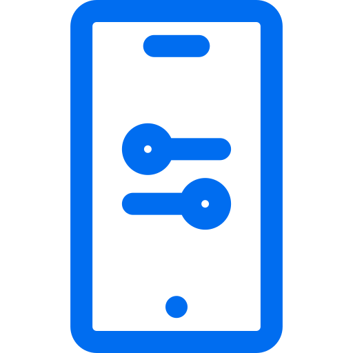 Smartphone Generic Simple Colors icon