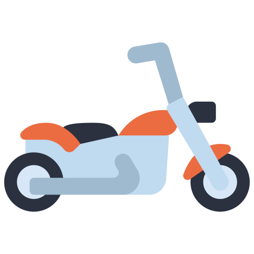 motocykl Juicy Fish Flat ikona