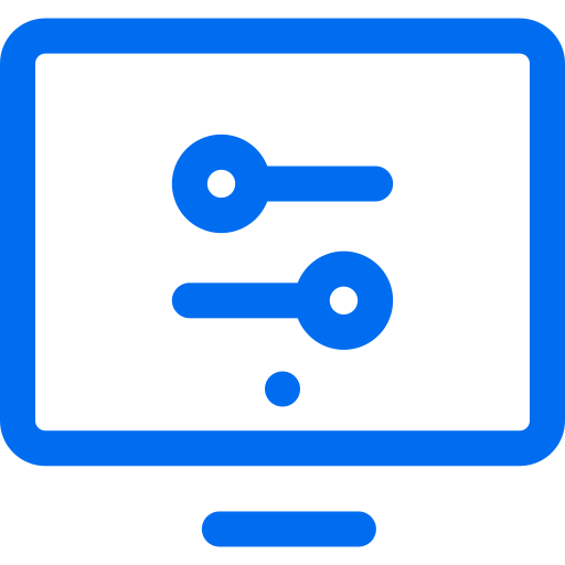 Computer Generic Simple Colors icon