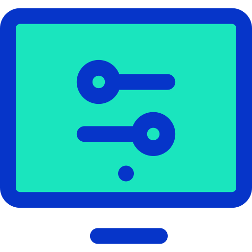 Computer Generic Outline Color icon