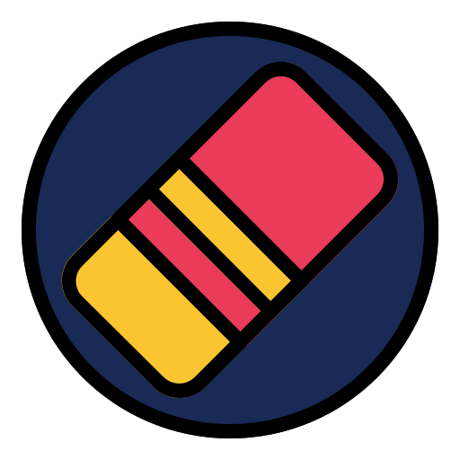 Eraser Generic Outline Color icon