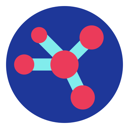 molécula Generic Flat icono