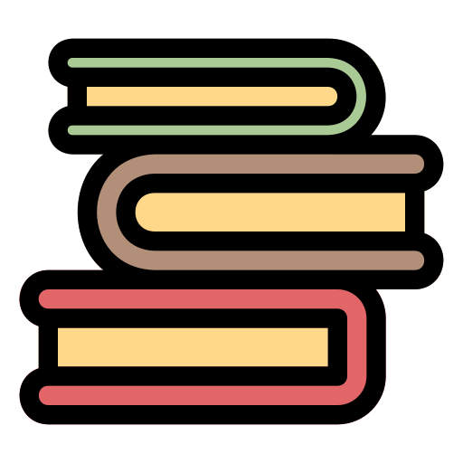 une bibliothèque Generic Outline Color Icône