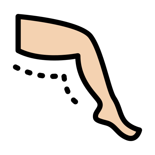 Leg Vector Stall Lineal Color icon