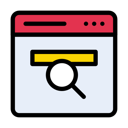 webseite Vector Stall Lineal Color icon