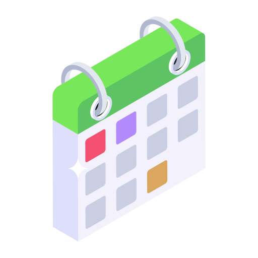 calendario Generic Isometric icono