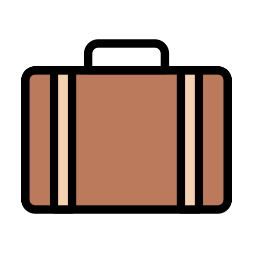 Portfolio Vector Stall Lineal Color icon