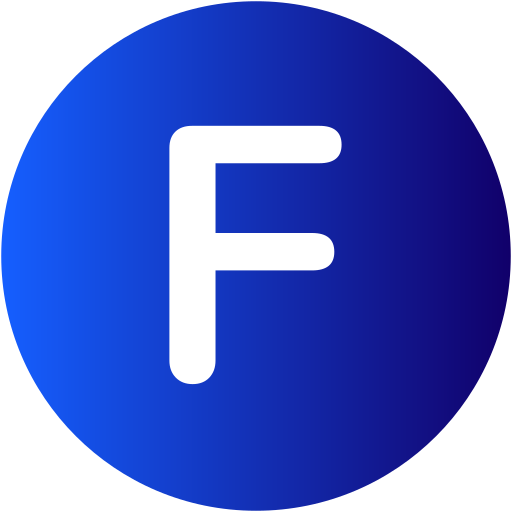 lettera f Generic Circular icona