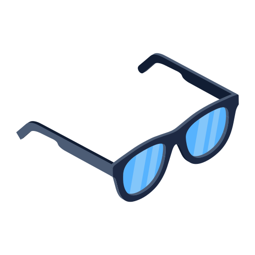 안경 Generic Isometric icon