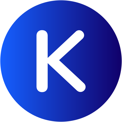文字k Generic Circular icon