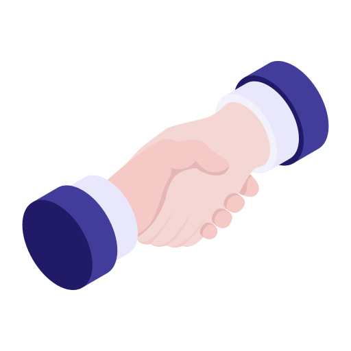 Handshake Generic Isometric icon