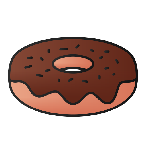 Donut Generic Lineal Color Gradient icon