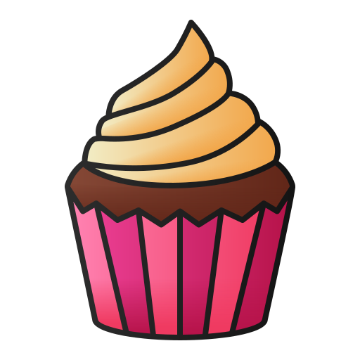 cupcake Generic Lineal Color Gradient icona