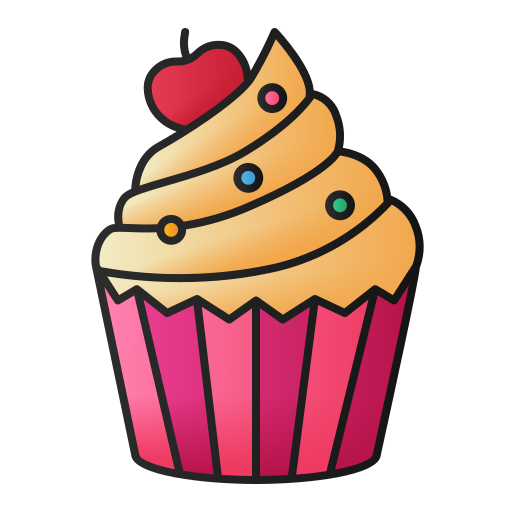 cupcake Generic Lineal Color Gradient icon