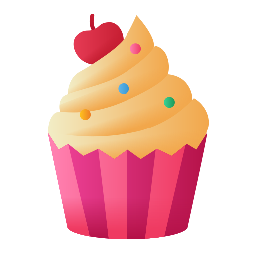 Cupcake Generic Flat Gradient icon