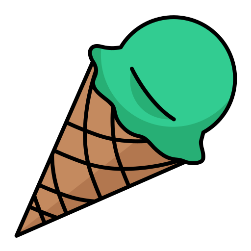 cucurucho de helado Generic Outline Color icono