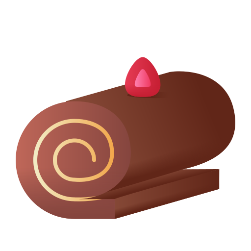Ролл торт Generic Flat Gradient иконка