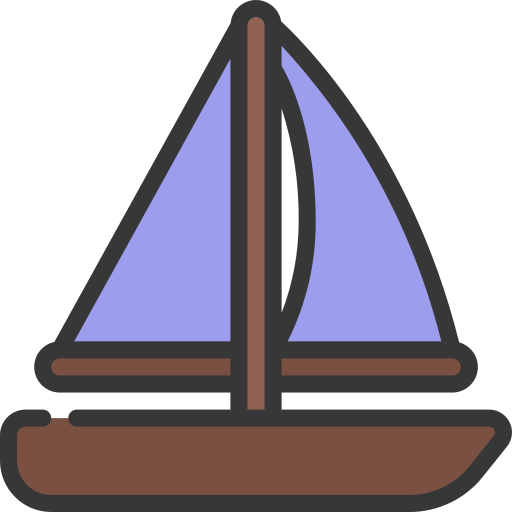 Sail boat Juicy Fish Soft-fill icon