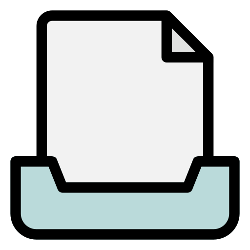 Tray Generic Outline Color icon