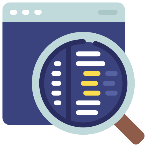 Code review Juicy Fish Outline icon