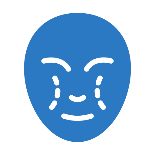 얼굴 Generic Blue icon