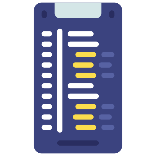 Mobile coding Juicy Fish Outline icon