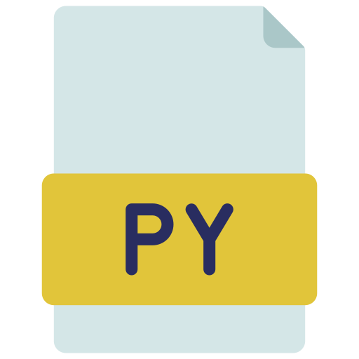 Python file Juicy Fish Outline icon