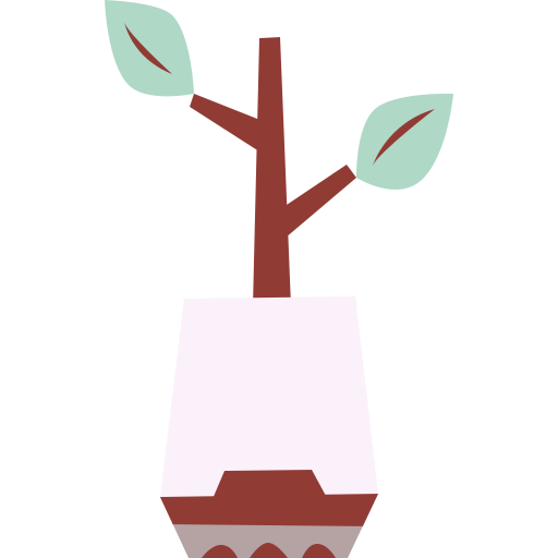 Árbol Cartoon Flat icono