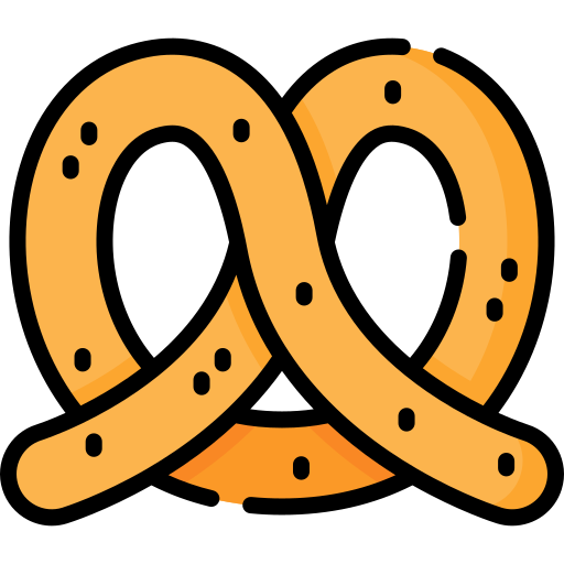 pretzel Special Lineal color icona