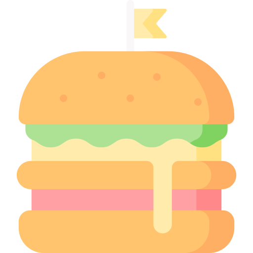 Burger Special Flat icon