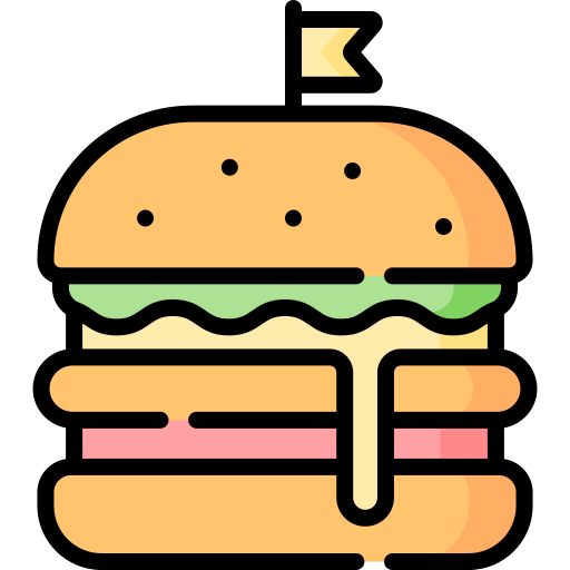 Burger Special Lineal color icon